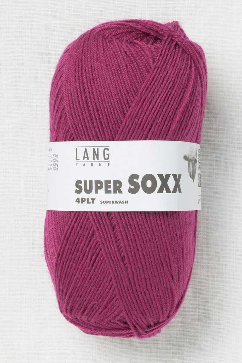 Lang Yarns Super Soxx 4Ply 80 Plum