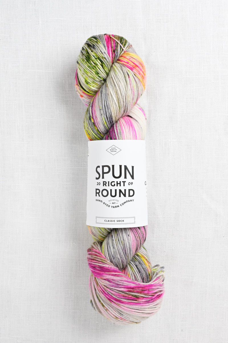 Spun Right Round Merino Aran Walk Like a Cat. Talk Like a Fish