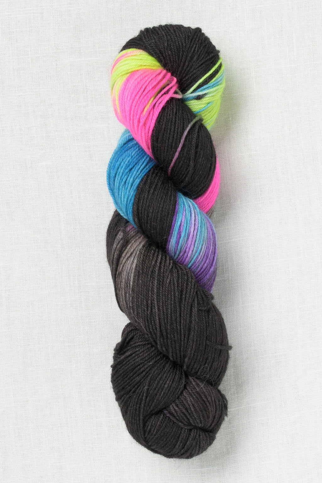 Madelinetosh Woolcycle Sport Black Rainbow