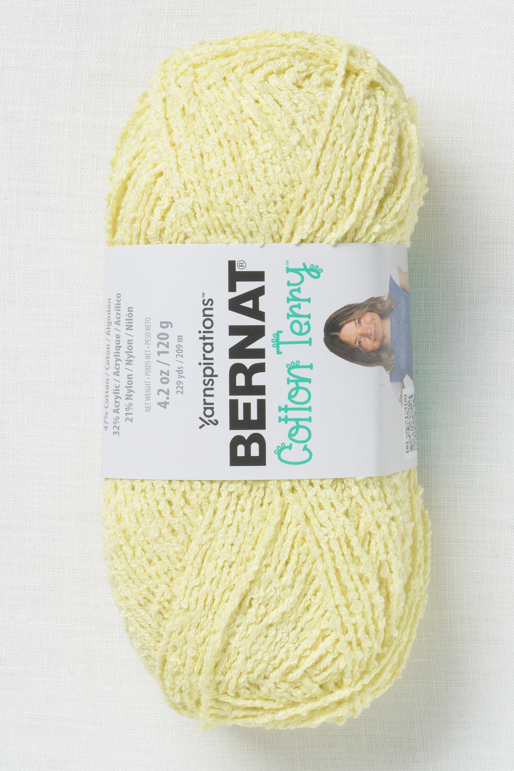 Bernat Cotton Terry Celery