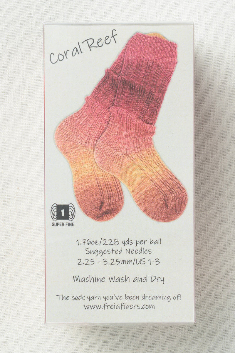Freia SoulMates Ombre Sock Set Coral Reef swatch