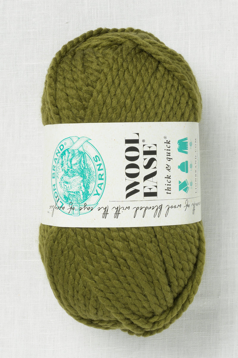 lion brand wool ease thick and quick succulent Lion Brand Wool Ease Thick & Quick 178F Cilantro