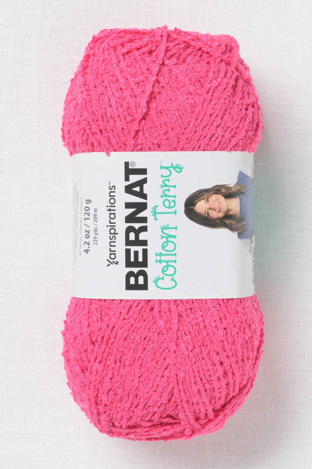 Bernat Cotton Terry Fuchsia