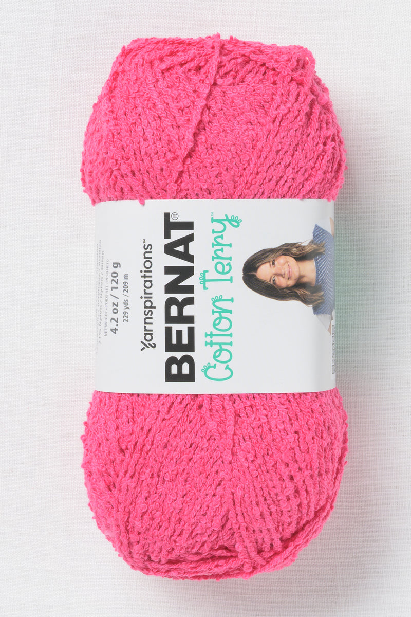 Bernat Cotton Terry Fuchsia
