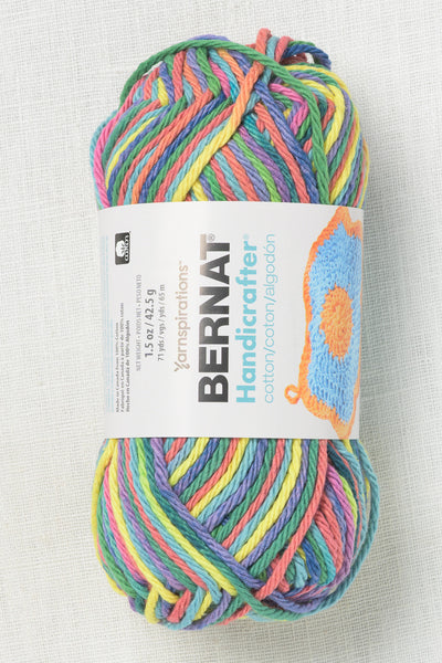 Bernat Handicrafter Cotton Prints and Ombres 42g Psychedelic