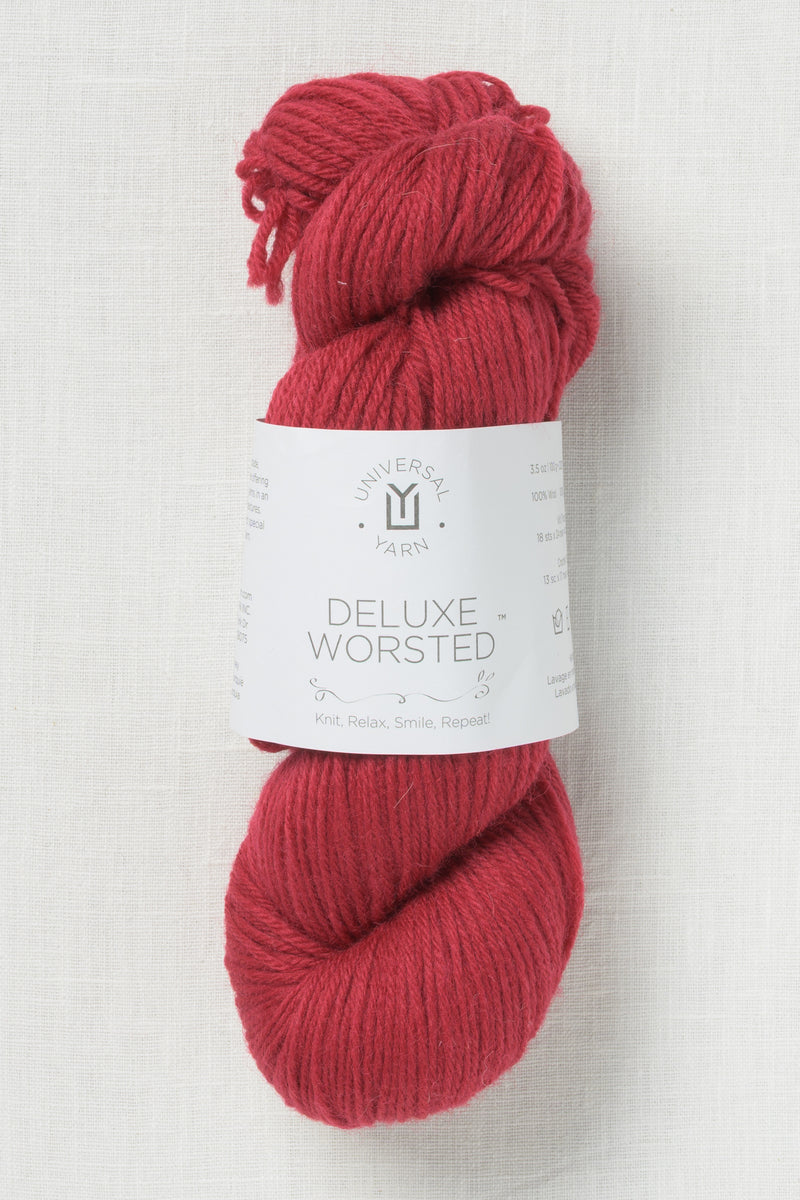 Universal Yarn Deluxe Worsted 12294 Real Red