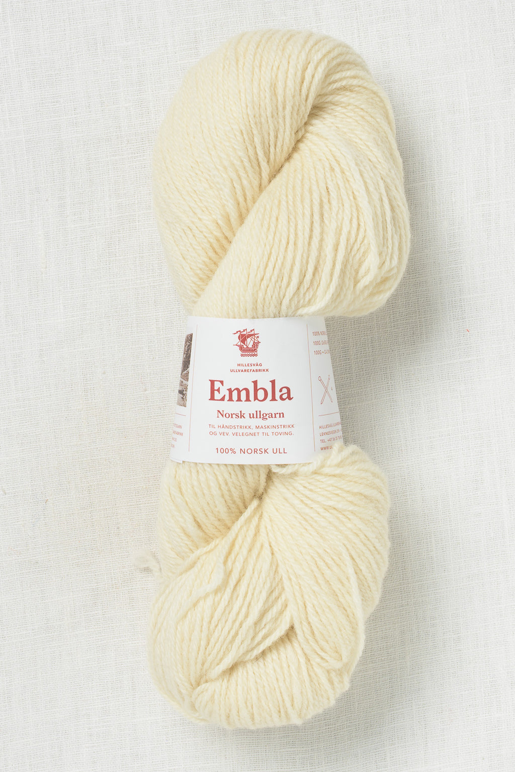 Hillesvåg Embla 6057 Unbleached White