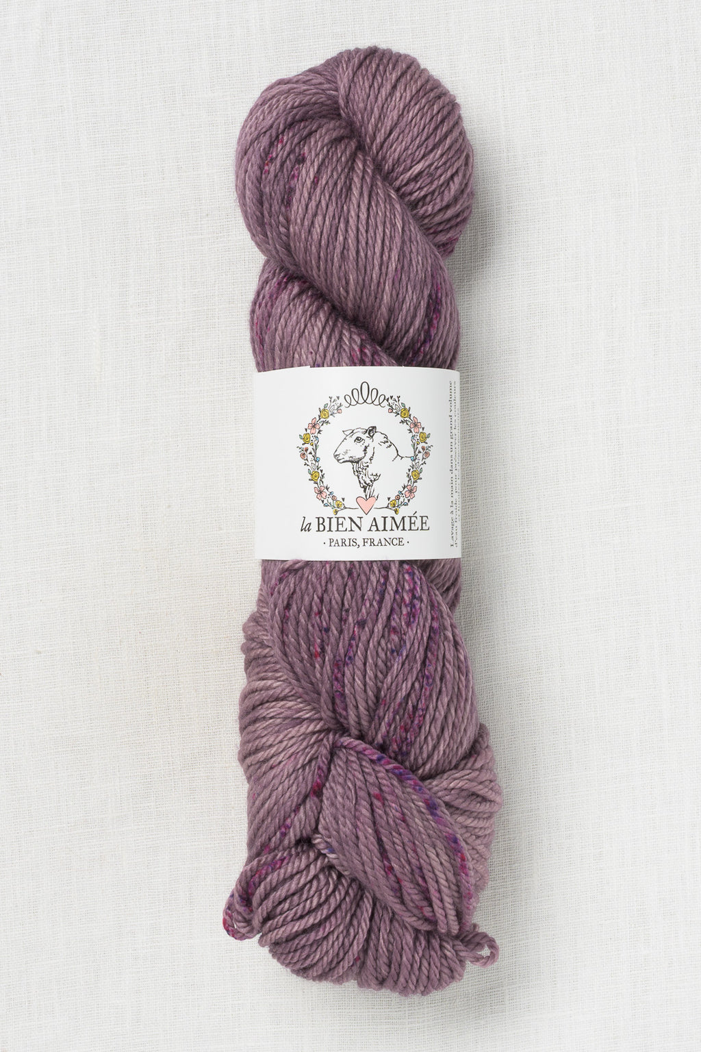 La Bien Aimee Merino Aran Victorian Mauve