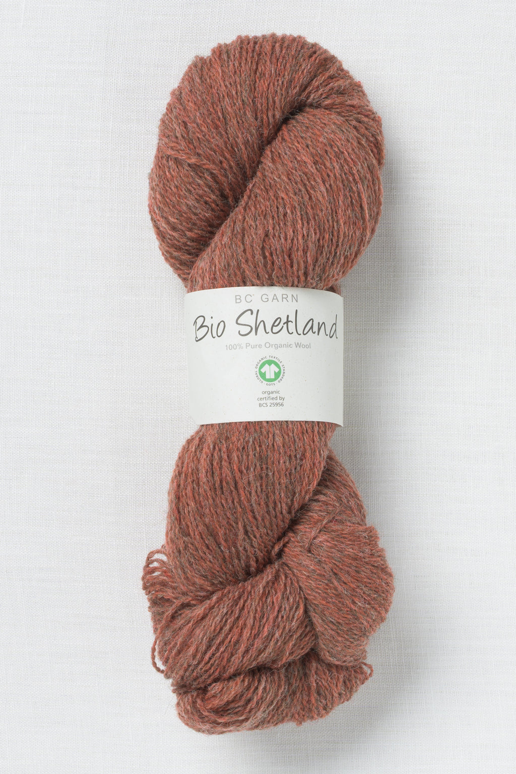 BC Garn Bio Shetland 63 Rust Grey