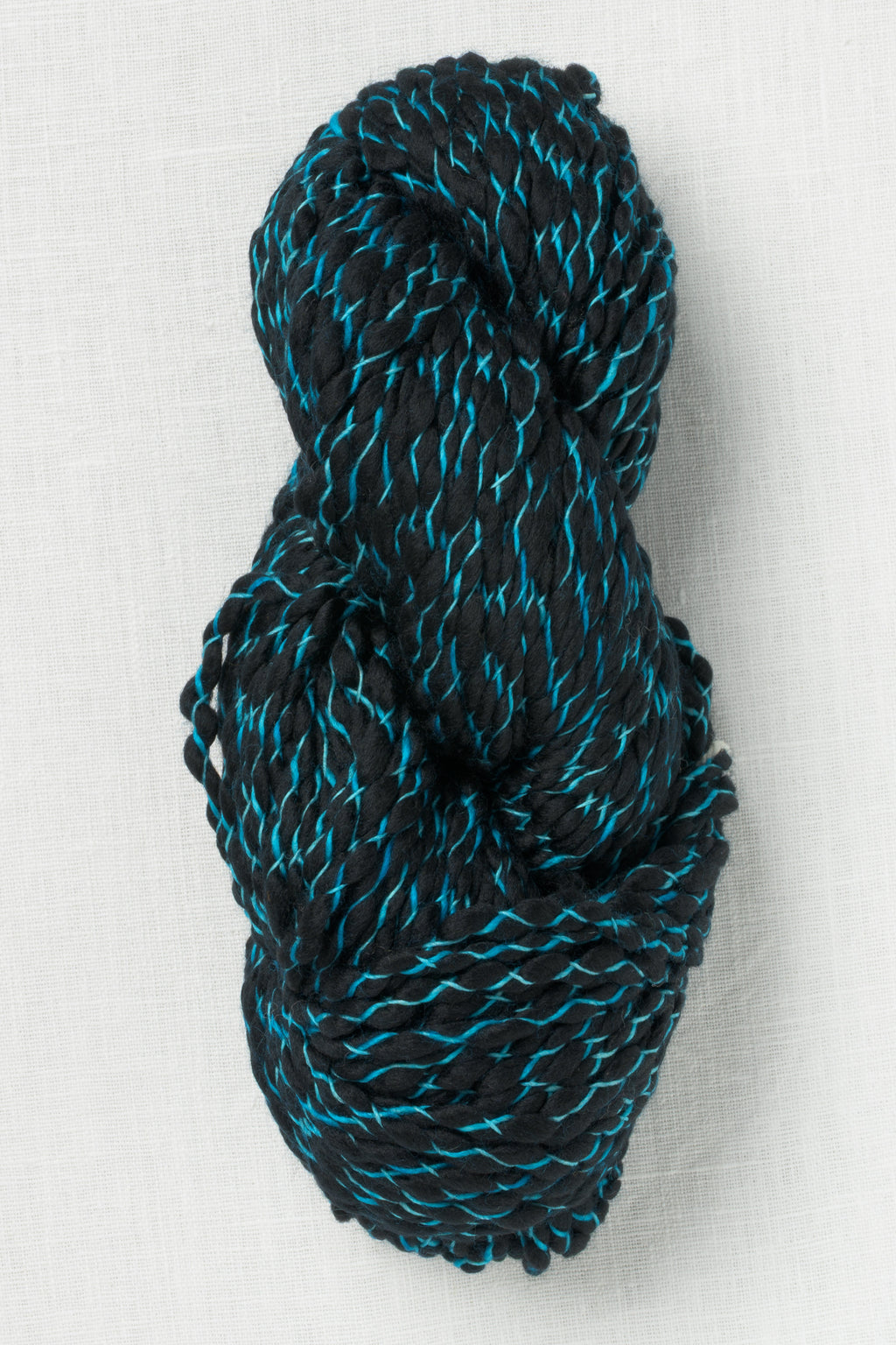 Malabrigo Caracol 683 Cian on Black