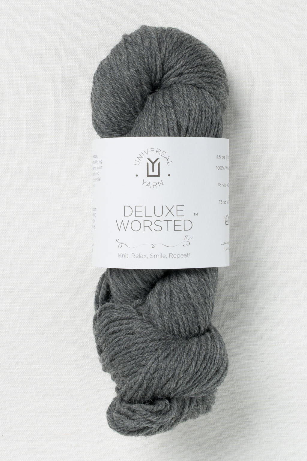 Universal Yarn Deluxe Worsted 12503 Charcoal Heather