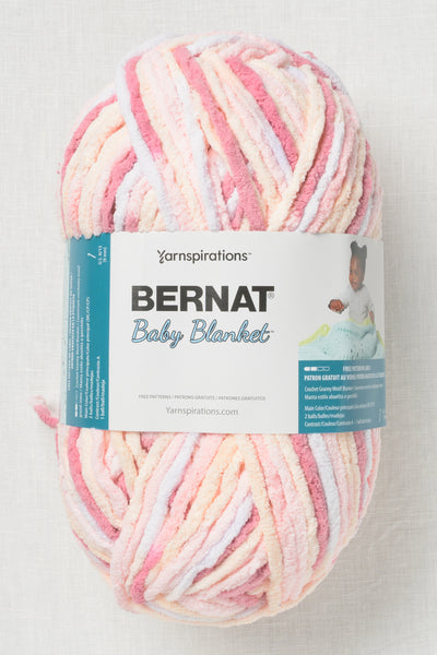 Bernat Baby Blanket Big Ball Raspberry Kisses