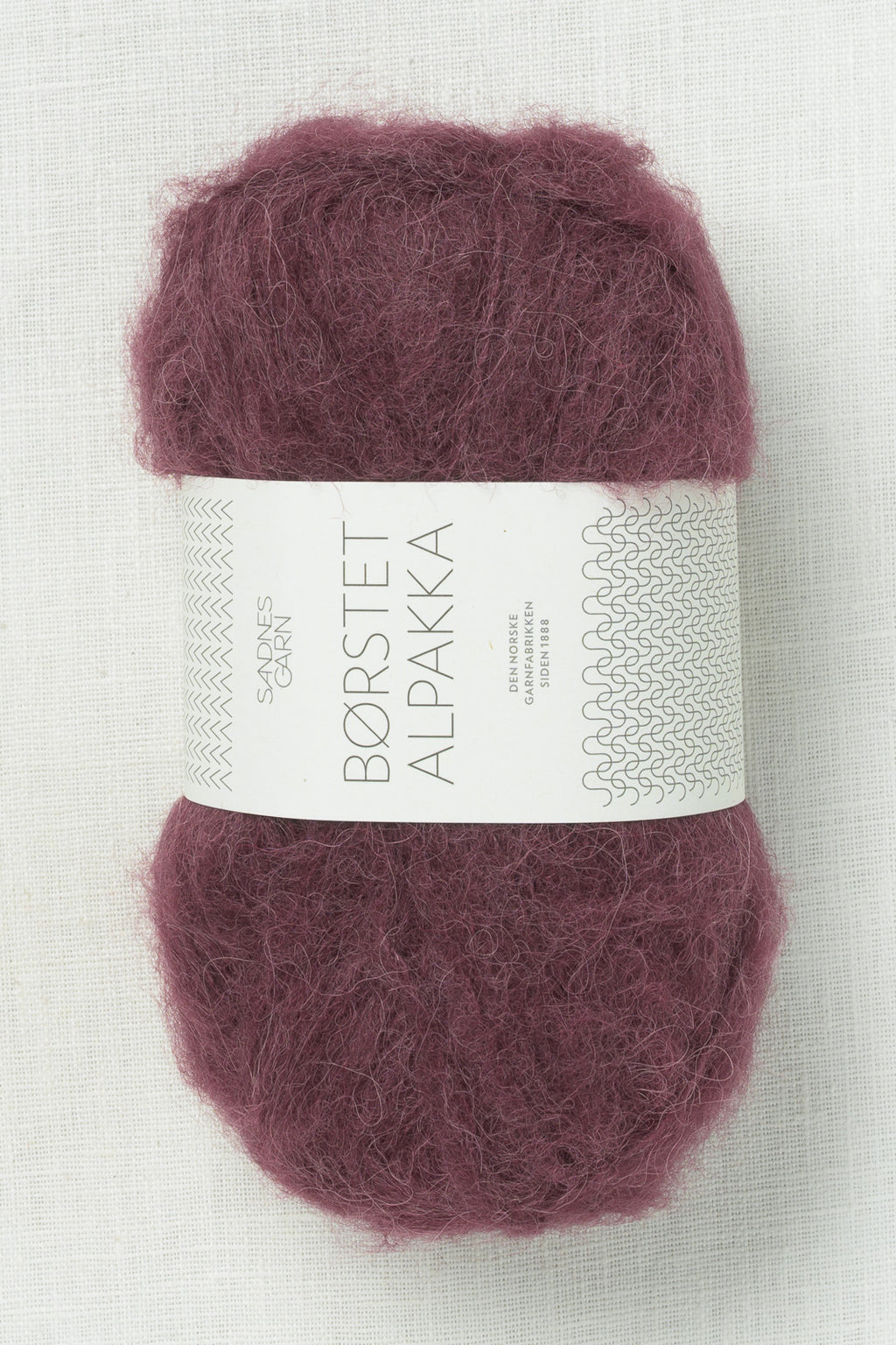 Sandnes Garn Borstet Alpakka 4372 Deep Burgundy