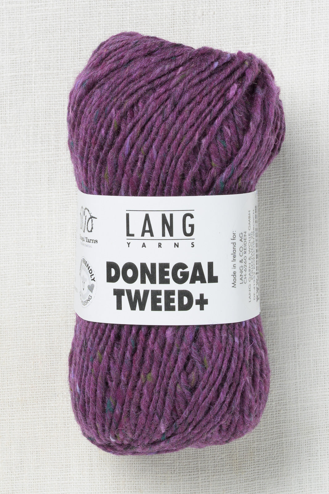 Lang Yarns Donegal Tweed Plus 90 Violet – Wool and Company