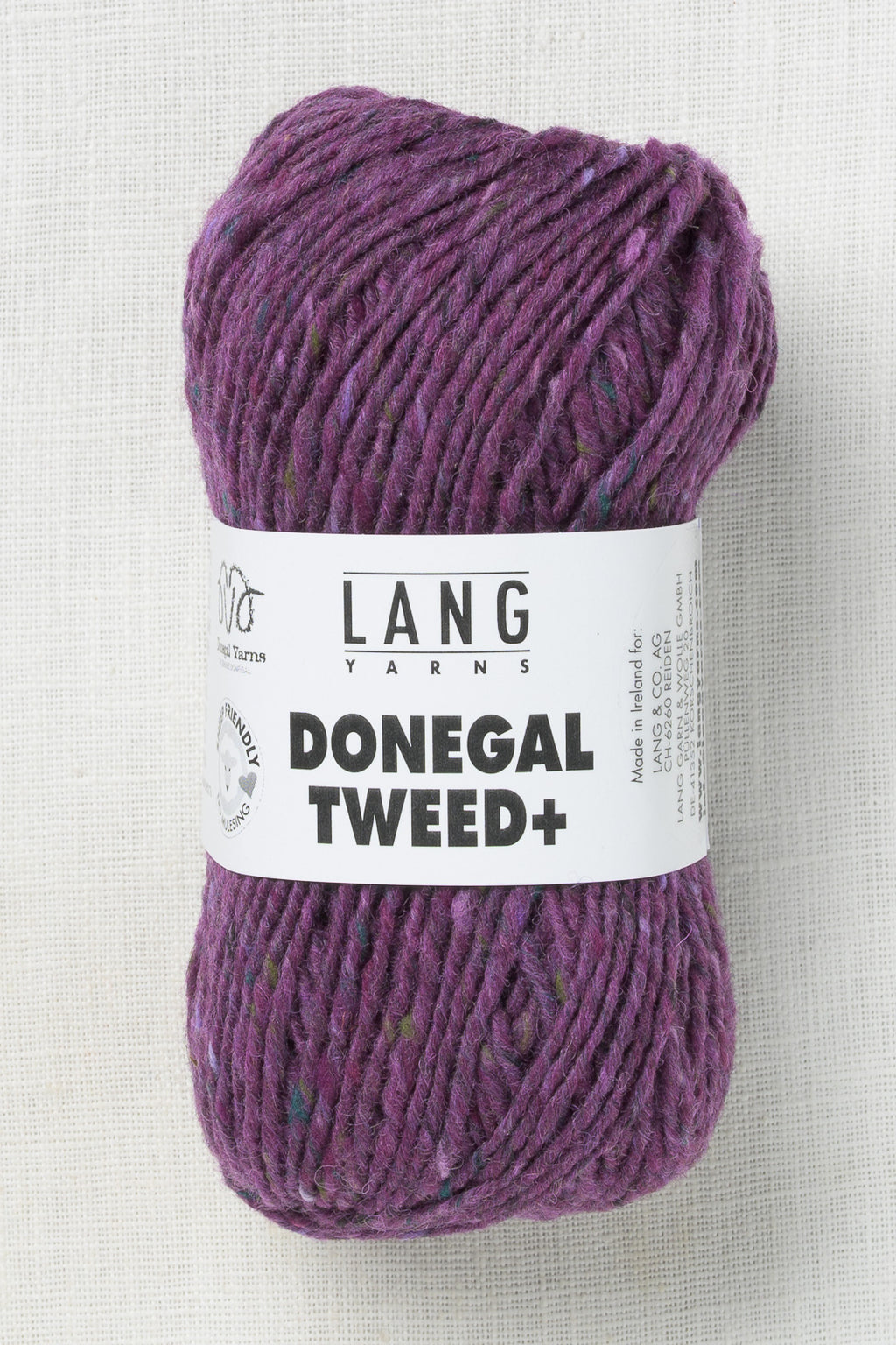 Lang Yarns Donegal Tweed Plus 90 Violet