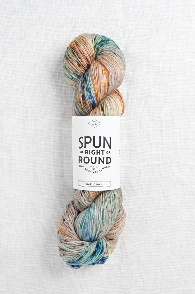 Spun Right Round Merino Aran Pop A Wheelie