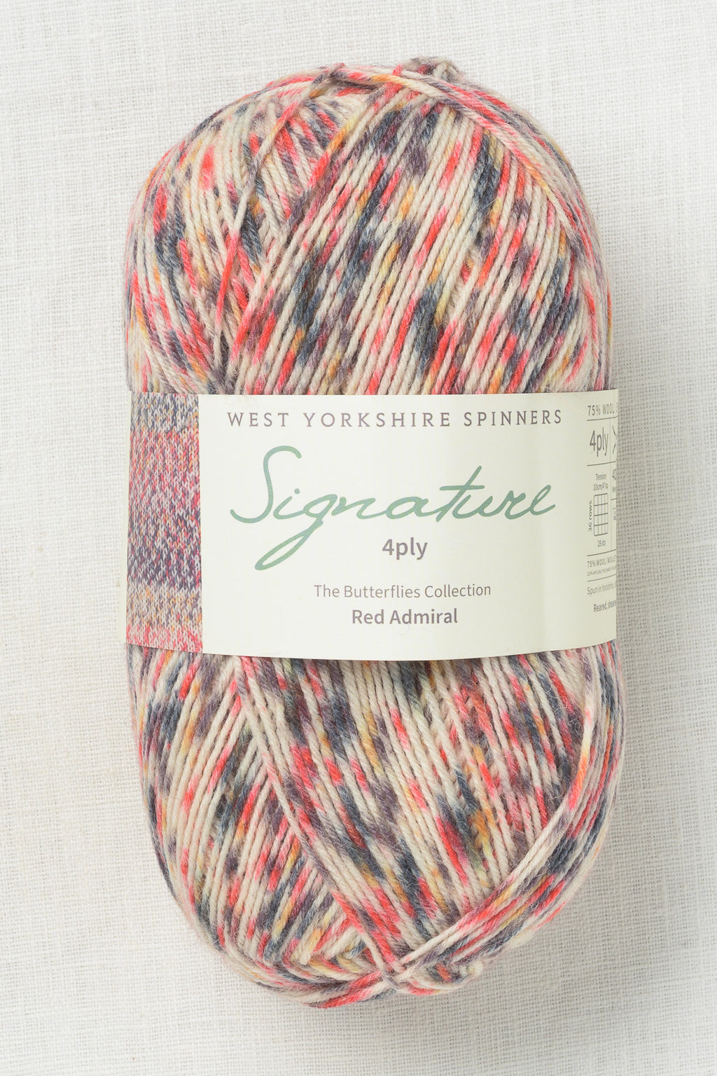 WYS Signature 4 Ply 1241 Red Admiral