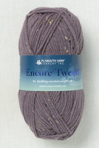 Plymouth Encore Worsted Tweed T461 Grape Jam