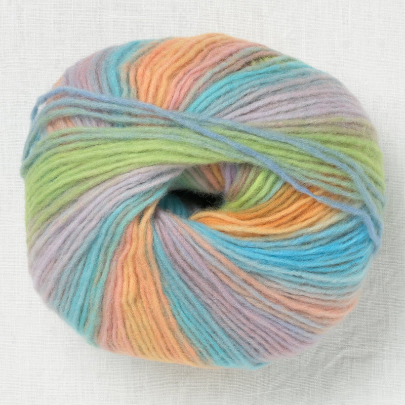 Lang Yarns Cloud 21 Blue Orange Green Pink