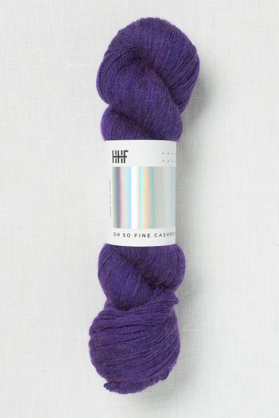 Hedgehog Fibres Oh So Fine Cashmere Purple Reign