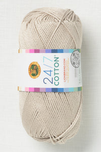 Lion Brand 24/7 Cotton 097AA Linen
