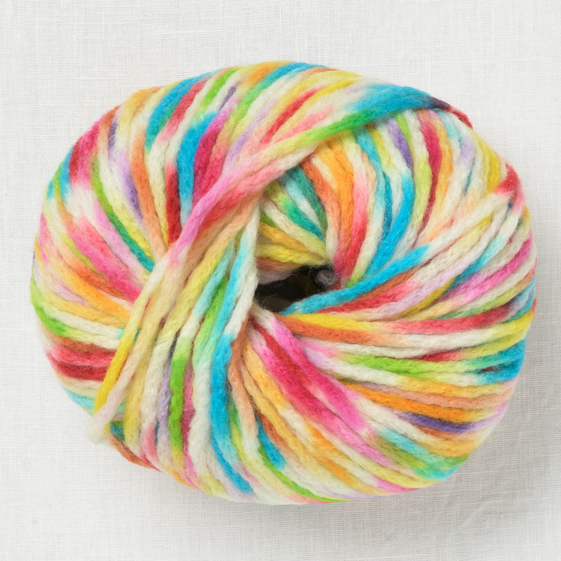 Lang Yarns Mosaic 4 Red Turquoise Yellow Green