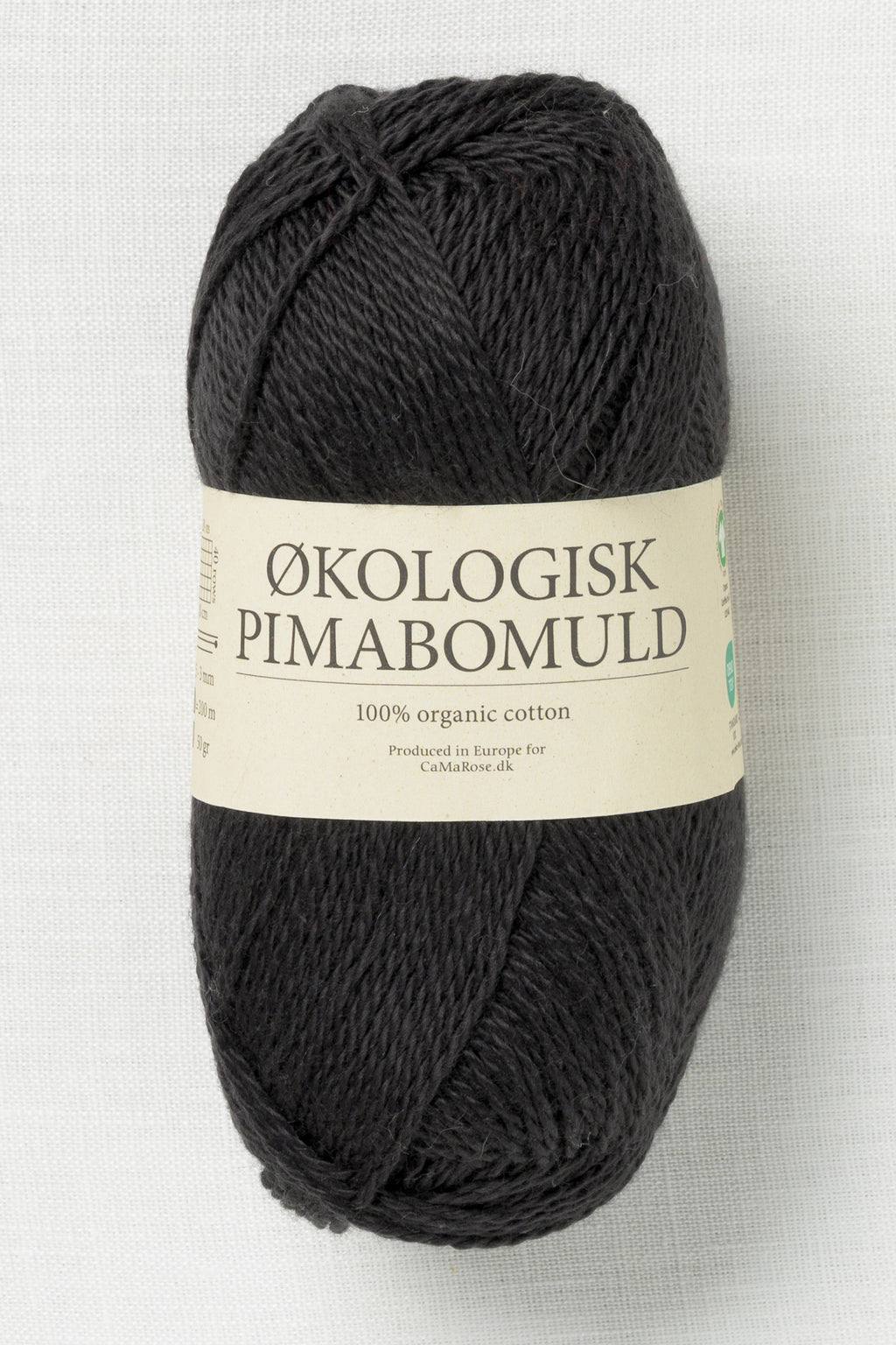CaMaRose Økologisk Pimabomuld 3728 Sort (Black)