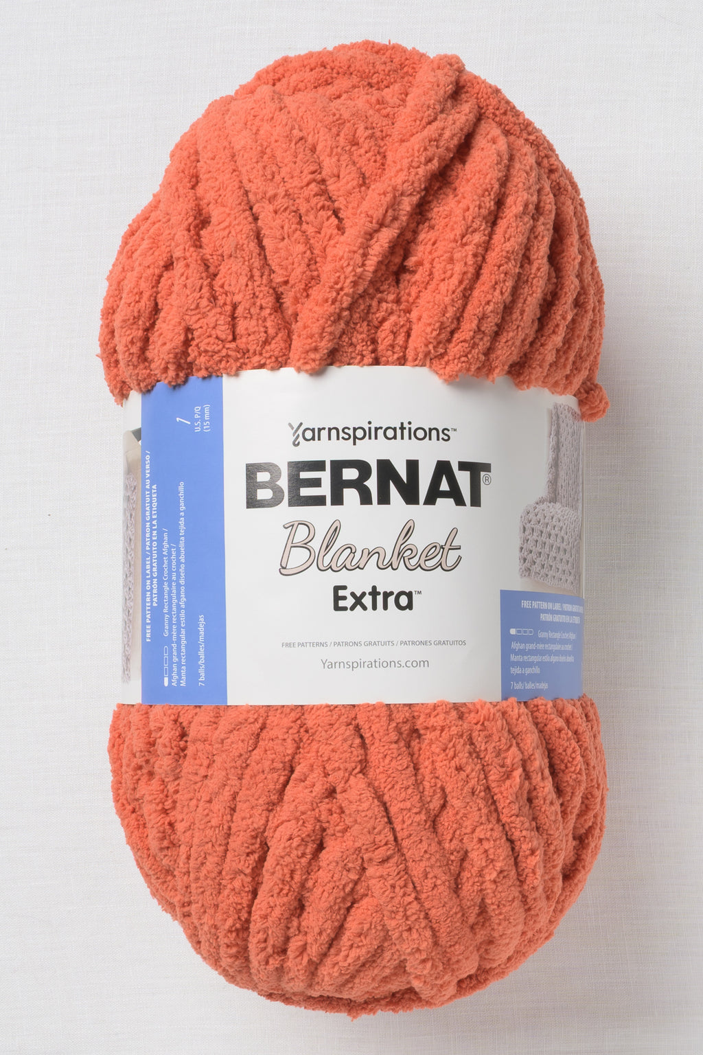 Bernat Blanket Extra Orange Leaf