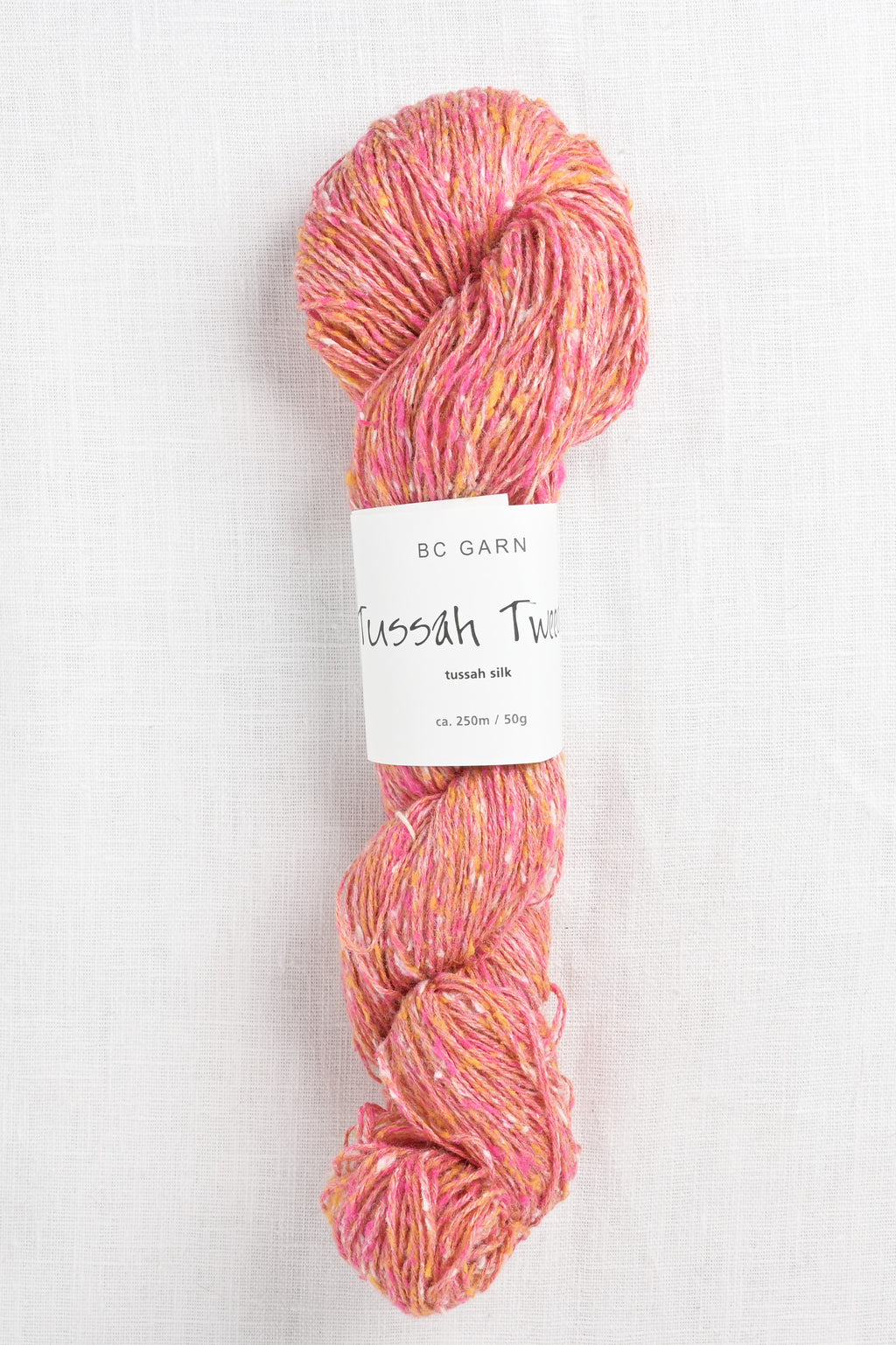 BC Garn Tussah Tweed 29 Coral Yellow (Discontinued)