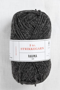 Rauma 3-Ply Strikkegarn 114 Charcoal Gray Heather