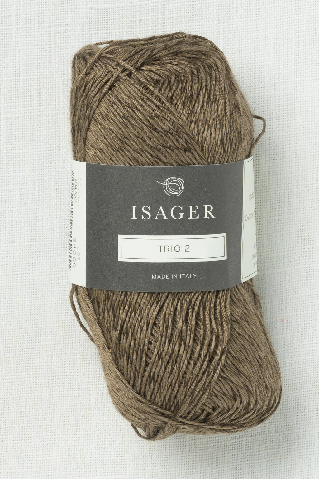 Isager Trio 2 Khaki – Wool and Company