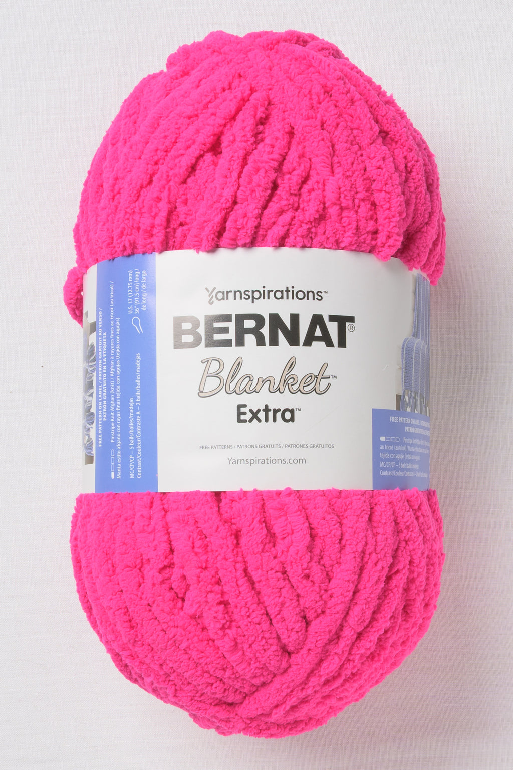 Bernat Blanket Extra Bright Pink