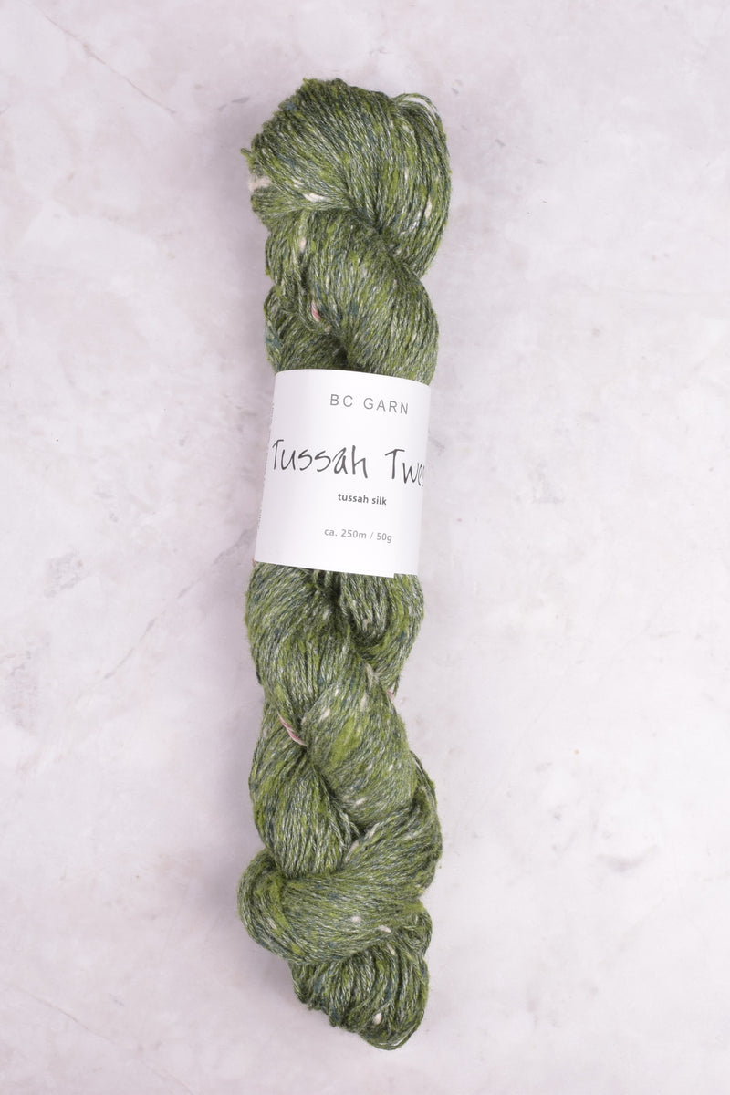 BC Garn Tussah Tweed 16 Green Garden (Discontinued)