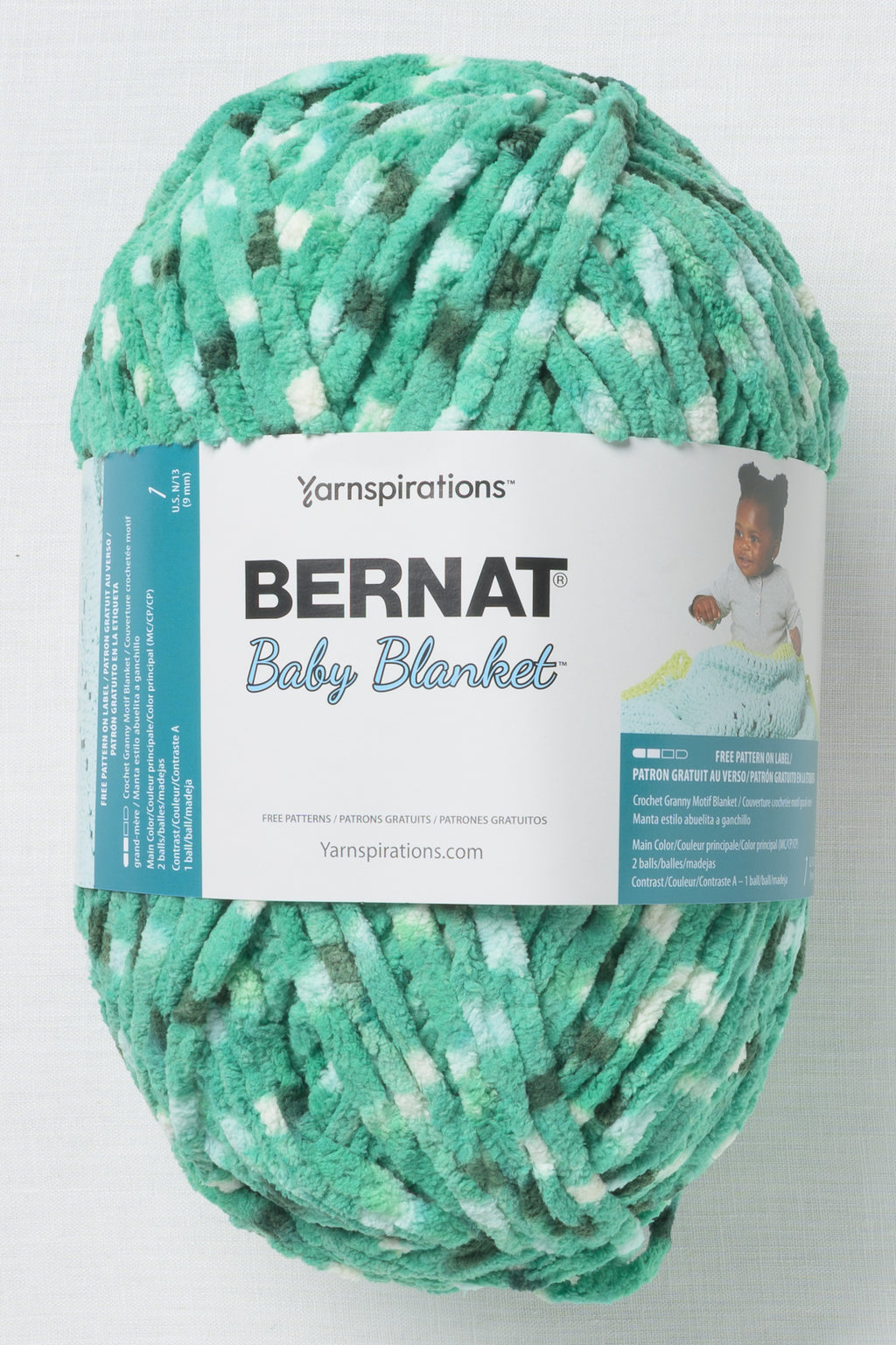 Bernat Baby Blanket Big Ball Dino Dot