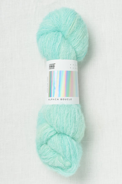 Hedgehog Fibres Alpaca Boucle Minty