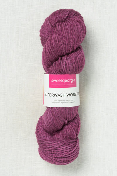 Sweet Georgia Superwash Worsted Black Raspberry