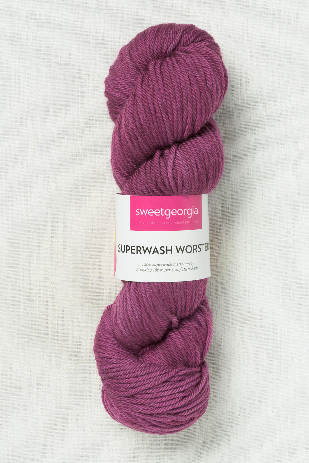 Sweet Georgia Superwash Worsted Black Raspberry