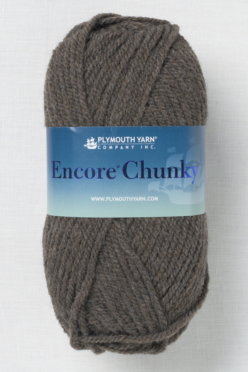 Plymouth Encore Chunky 1235 Pecan Heather