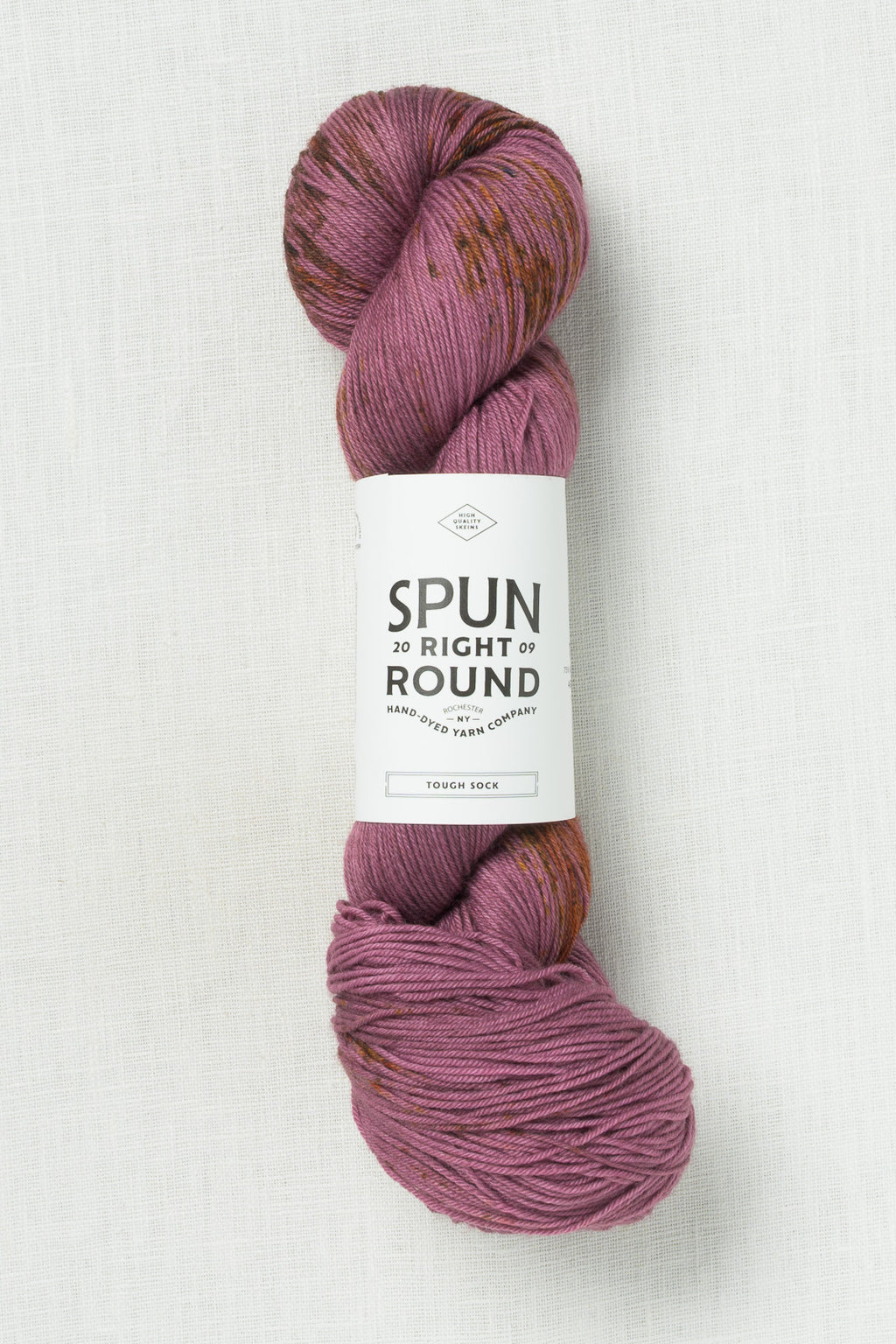 Spun Right Round Tough Sock Plum Drunk