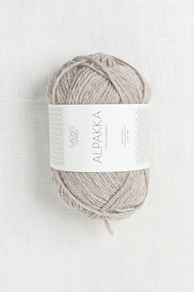 Sandnes Garn Alpakka 2650 Gray Beige Heather
