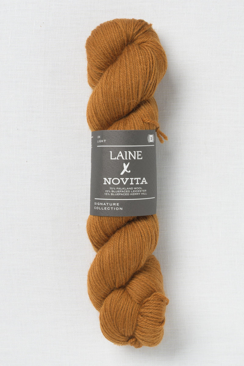 Laine X Novita DK 2761 Golden Amber