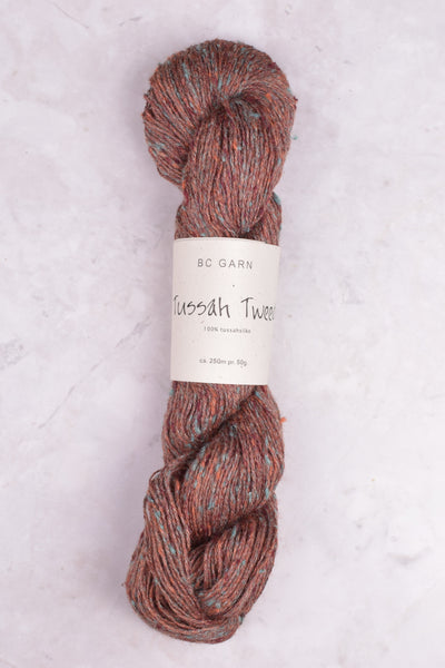 BC Garn Tussah Tweed 9 Rust Aqua (Discontinued)