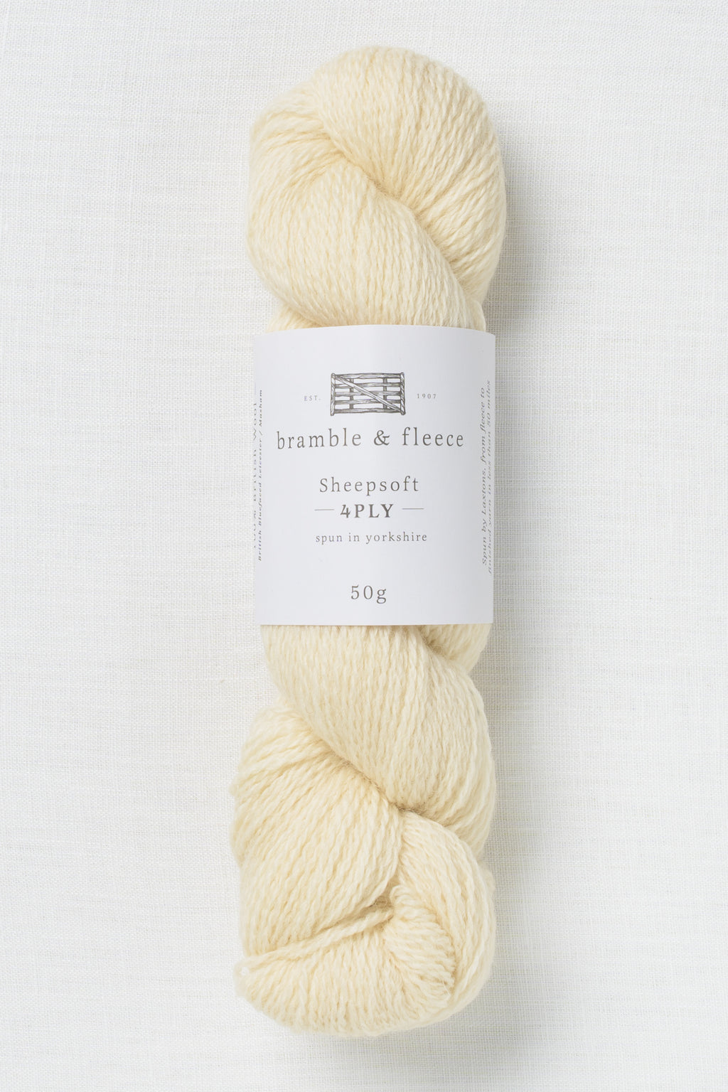 Bramble & Fleece Sheepsoft 4ply 200 Airedale (Undyed)