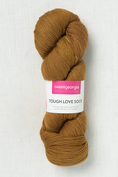 Sweet Georgia Tough Love Sock Brass