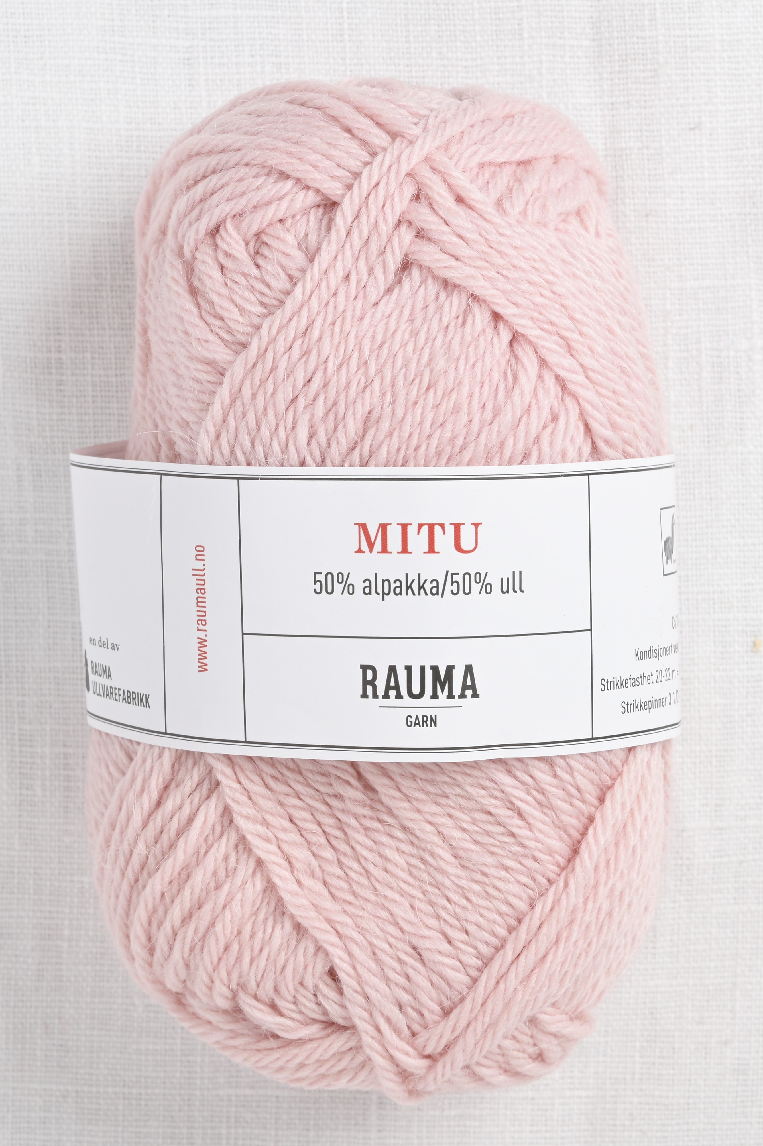 Rauma Mitu 8401 Light Pink – Wool and Company