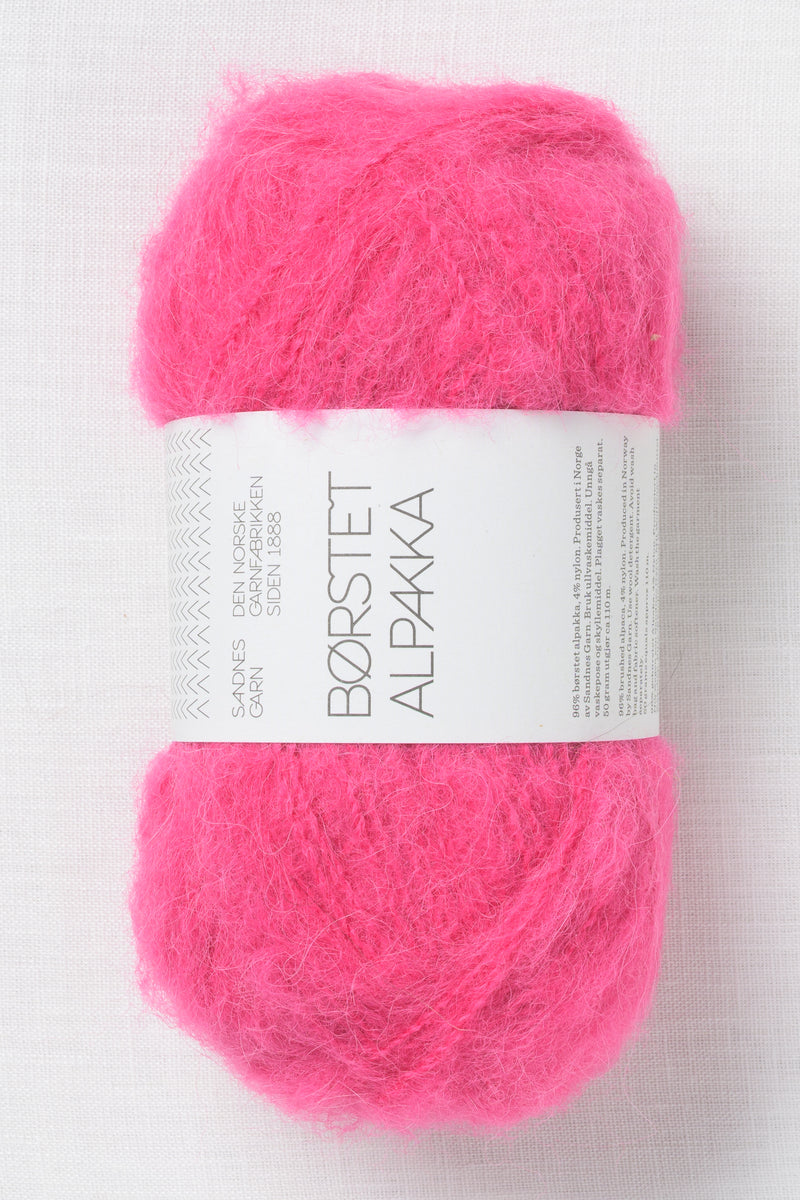 Sandnes Garn Borstet Alpakka 4518 Hot Pink