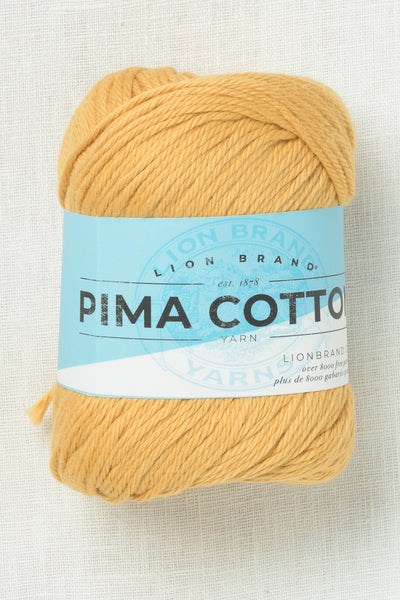 Lion Brand Pima Cotton 159S Mineral Yellow