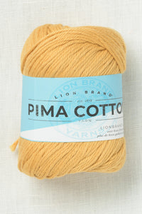 Lion Brand Pima Cotton 159S Mineral Yellow