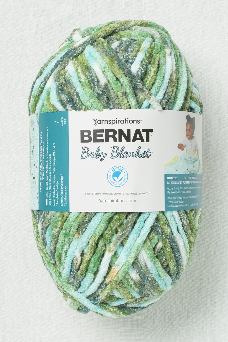 Bernat Baby Blanket Big Ball Mossy Path