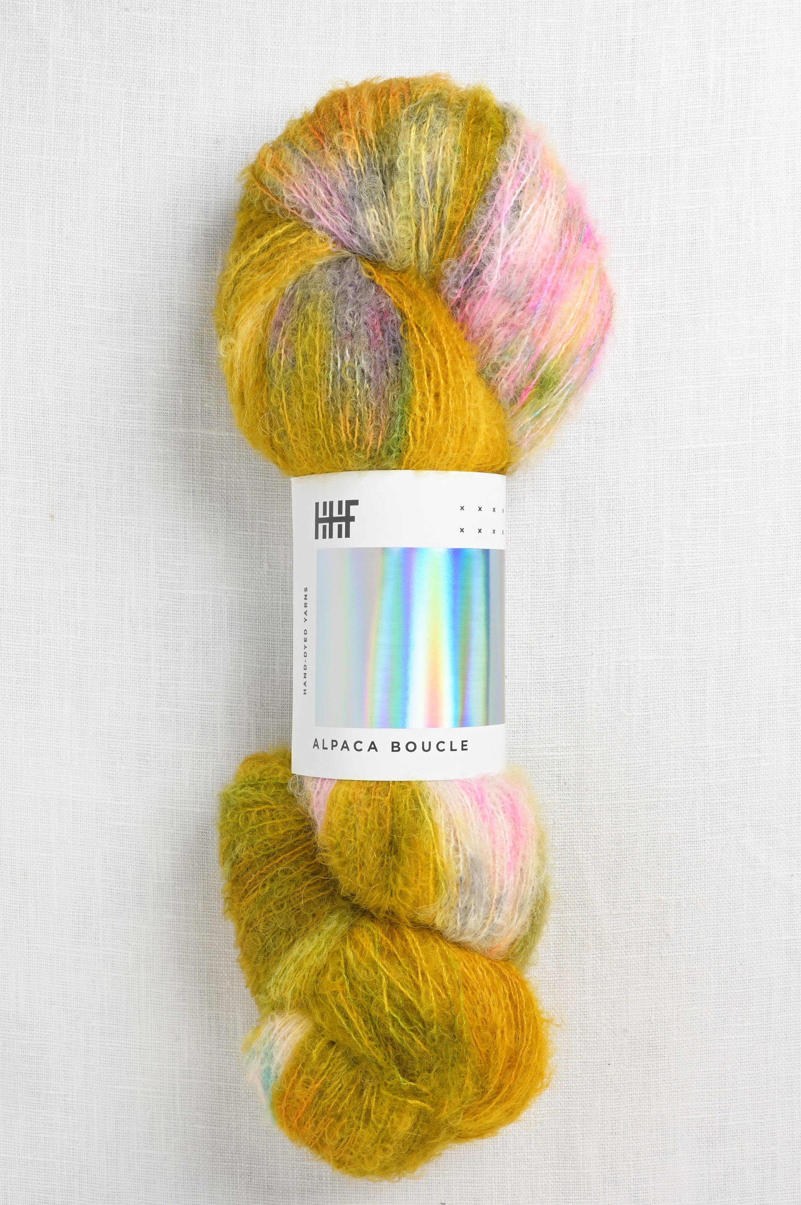 Wool Fool Hedgehog Fibres Alpaca Boucle Fool's Gold – Wool and Company